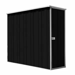 Slimline F26 Flat Roof 0.72m x 2.105m Side Entry Shed-Monolith