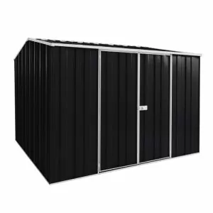 YardSaver G88 Gable Roof 2.8m x 2.8m Double Door Shed-Monolith