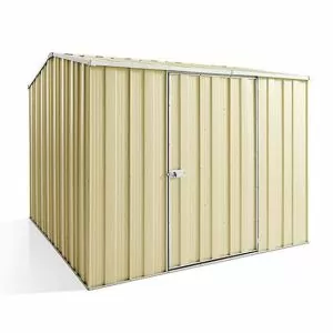 YardSaver G78 Gable Roof 2.45m x 2.8m Single Door Shed-Smooth Cream