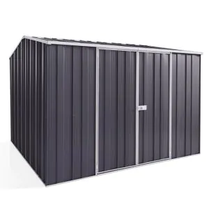 YardSaver G88 Gable Roof 2.8m x 2.8m Double Door Slate Grey Shed