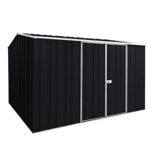 YardSaver G98 Gable Roof 3.145m x 2.8m Double Door Shed-Monolith