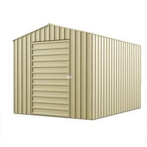 Thor Portal Frame Cyclonic Workshop 2.6m x 5.4m Single Hinged Door Colour-Smooth Cream