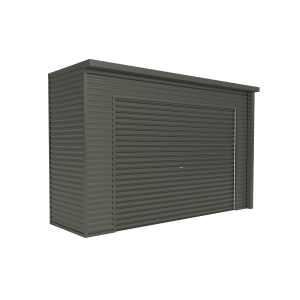 Smartlocker 1100 Australian-made steel storage locker with roller- Slate grey Colour