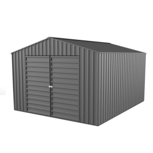 Nova Portable Gable Worksop 3.6m x 3.4m Double Hinged Door -Slate Grey
