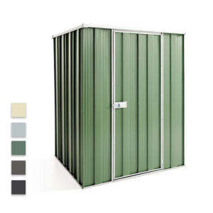 GardenSheds Small Shed 1.41m x 1.41m Smooth Cream