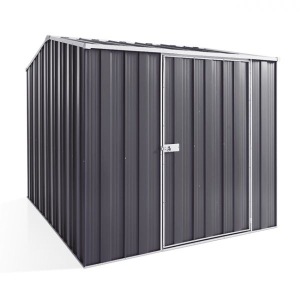 GardenSheds Medium Unit 2.1m x 2.8m x 2.02m with Gable Roof-Slate Grey
