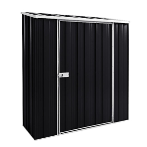 Yardsaver S52 Slope Roof 1.7m x 0.7m Single Door Shed-Monolith