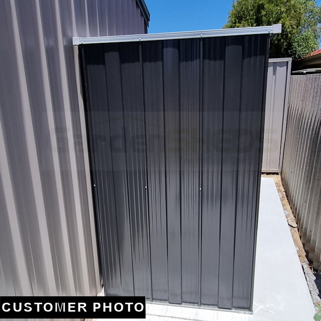 GardenSheds F36 Flat Roof Narrow Shed by Jason